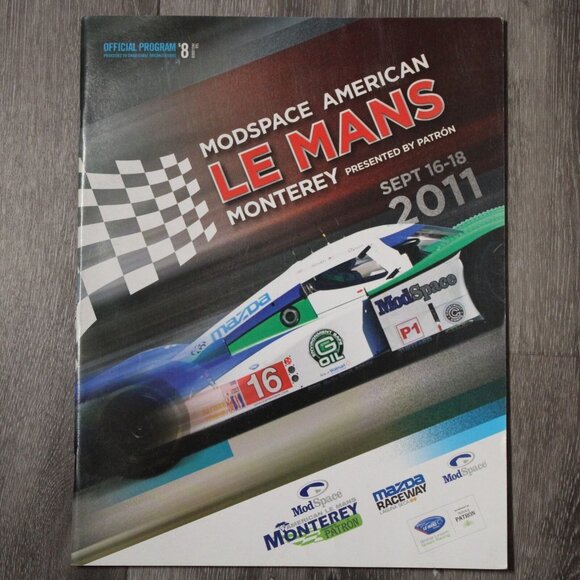 American Le Mans 2011 Modspace Racing Program Mazda Raceway Laguna Seca ALMS - Picture 1 of 2